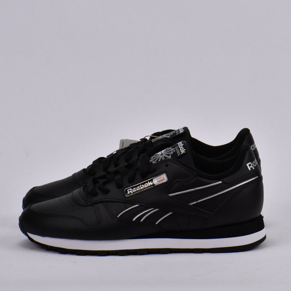 REEBOK CLASSIC LEATHER BLACK/BLACK/WHITE - 100201124 - Image 9