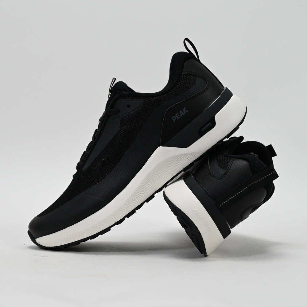 PEAK Walking Shoes, Black/White - EXT262421J-Z497 - Image 10