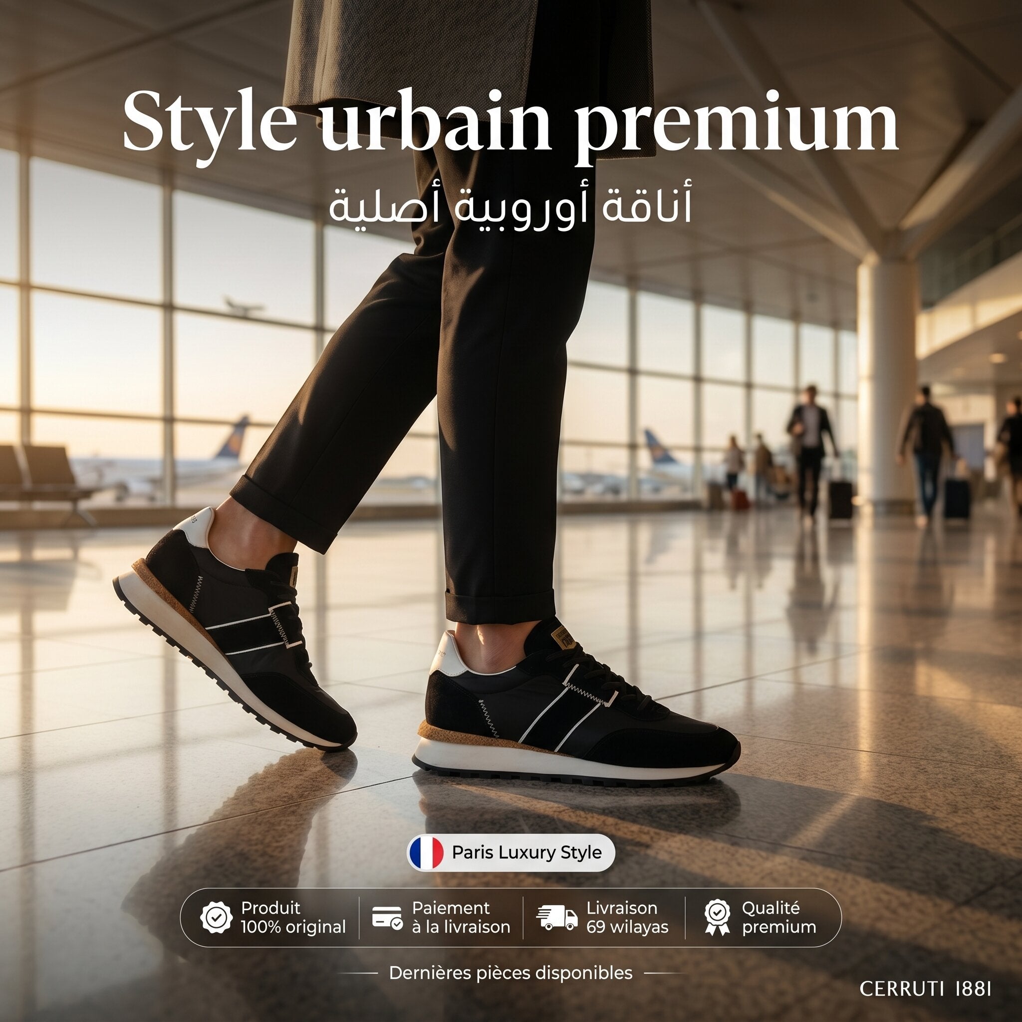 Cerruti 1881 Sneakers Homme Black - CSSU01241-BLACK - Image 10