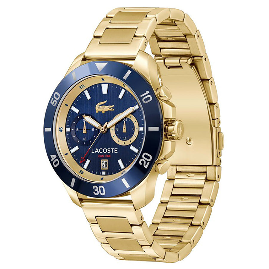 MONTRE Lacoste Gold Steel Navy Dial Multi-function Men\'s Watch - 2011343 - Image 4