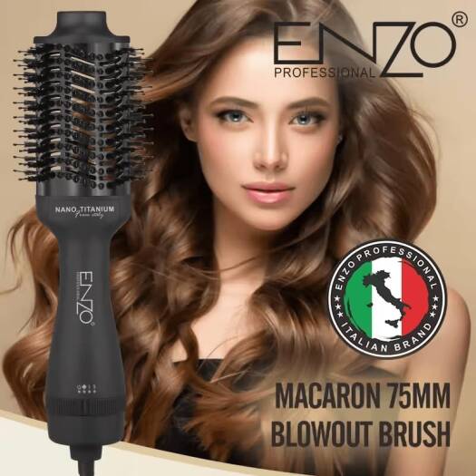 ENZO PROFESSIONAL Brosse Volumisante EN-6215 Professionnelle-1500watt - EN-6215 - Image 1