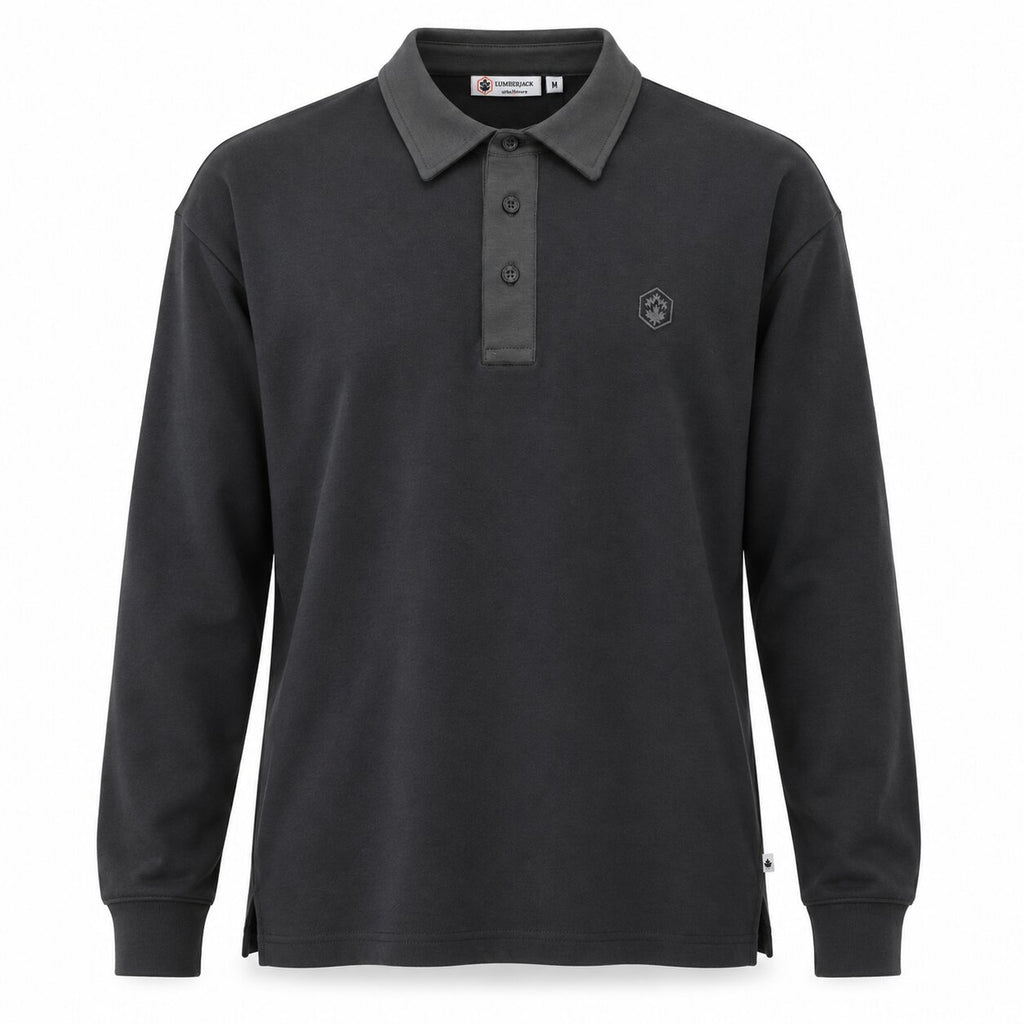 LUMBERJACK POLO LS - LBJ-00507-GRY - Image 2
