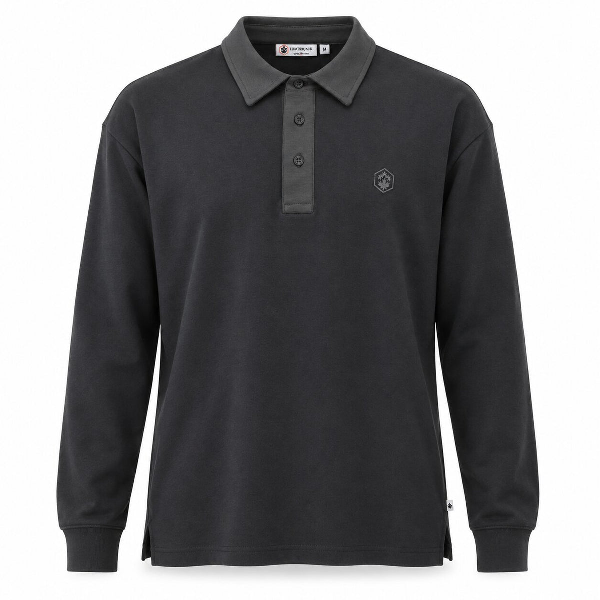 LUMBERJACK POLO LS - LBJ-00507-GRY - Image 2