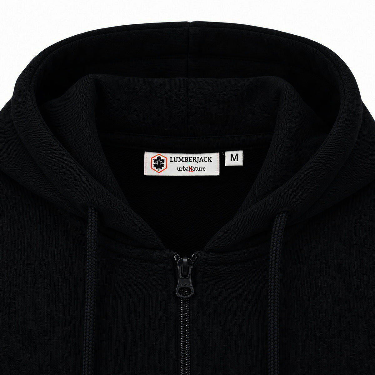LUMBERJACK ZIP HOODIE - LBJ-00201-BLK - Image 4