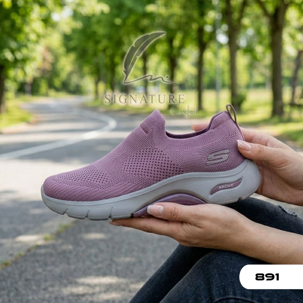 Basket femme 891 rose