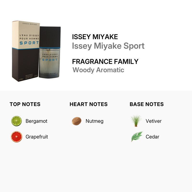 Issey Miyake L\'Eau d\'Issey Pour Homme Sport Eau de Toilette 100 ml - 3423474867158 - Image 4