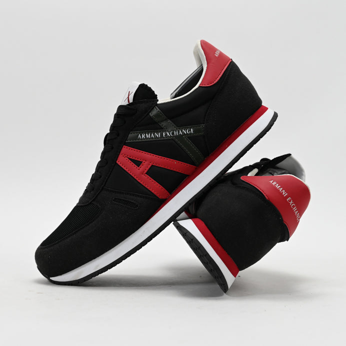 Armani Exchange Retro Running Sneakers - XUX017-XCC68-BRED - Image 3