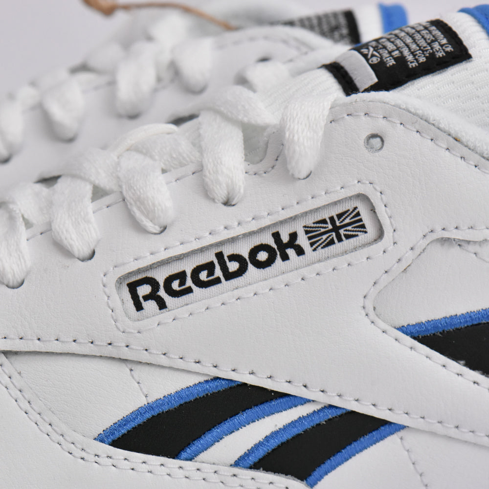 REEBOK CLASSIC LEATHER WHITE/BLUE/BLACK - 100201078 - Image 3