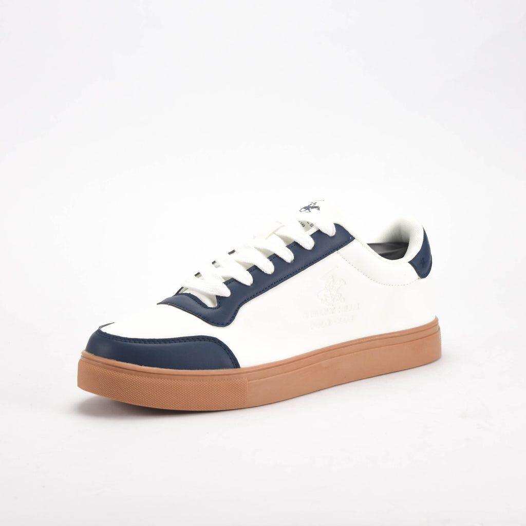POLO BASKETS POUR HOMME - BPLR23-105-WHT-NAV - Image 3