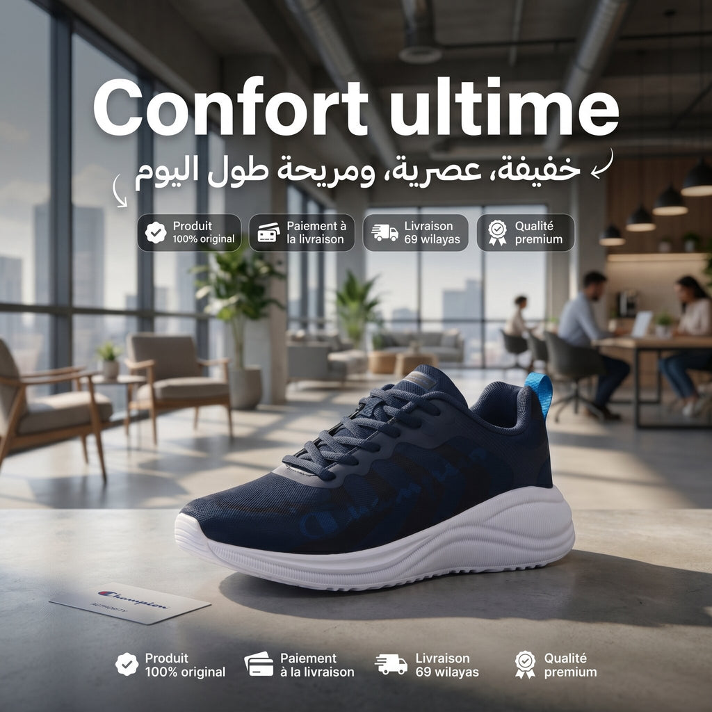 Champion Syphon Script Running Sneakers - S22308-BS007 - Image 6