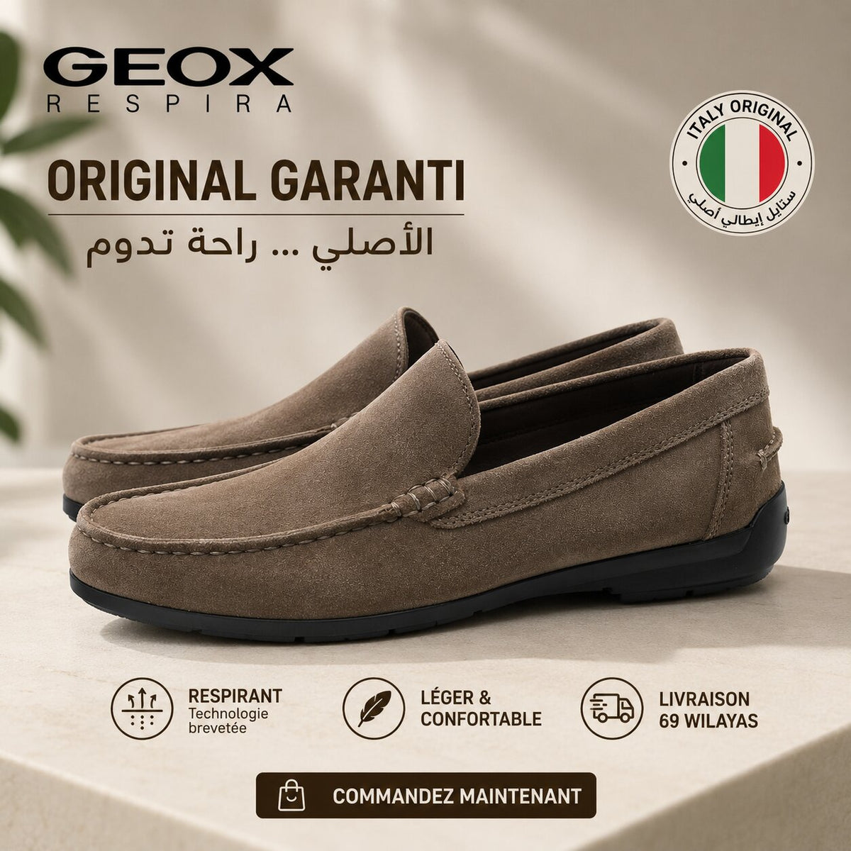 Geox Homme Mocassins - U55Q3A00022-C1018 - Image 2