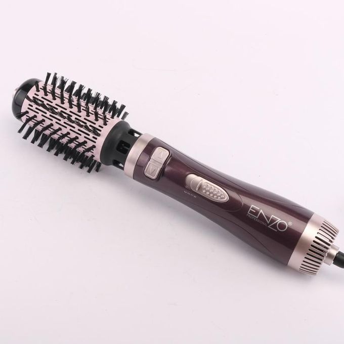ENZO PROFESSIONAL Brosse chauffante Lissante Rotative 2IN1 En Brushing Volume Céramique - EN-747 - Image 2