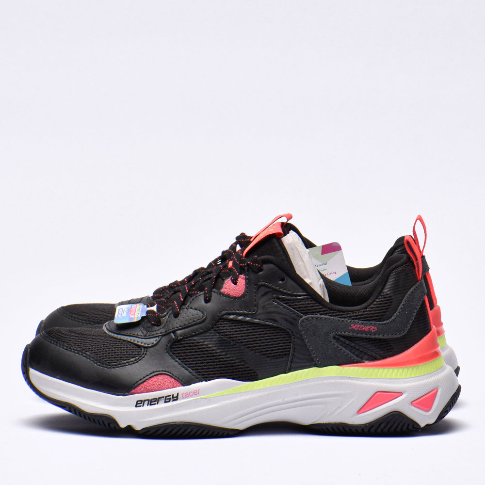 SKECHERS ENERGY RACER-EMBRACE HER BLACK/CORAL - 149370/BKCL - Image 3