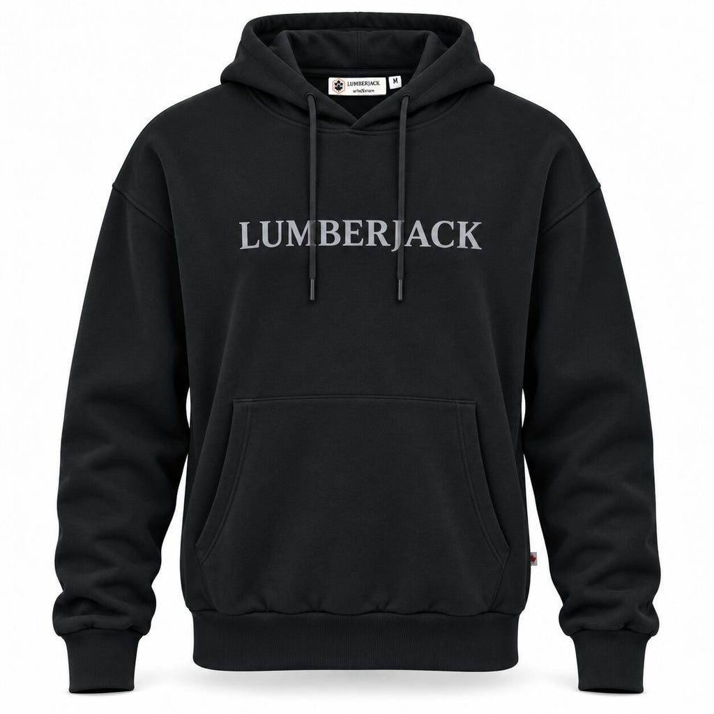 LUMBERJACK HOODIE - LBJ-00202-BLK - Image 4