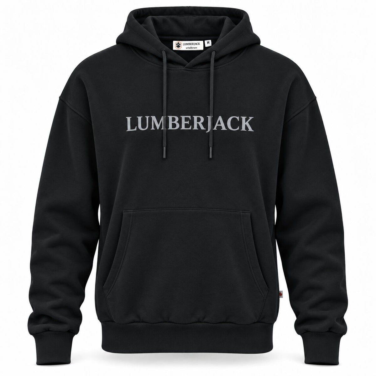 LUMBERJACK HOODIE - LBJ-00202-BLK - Image 4