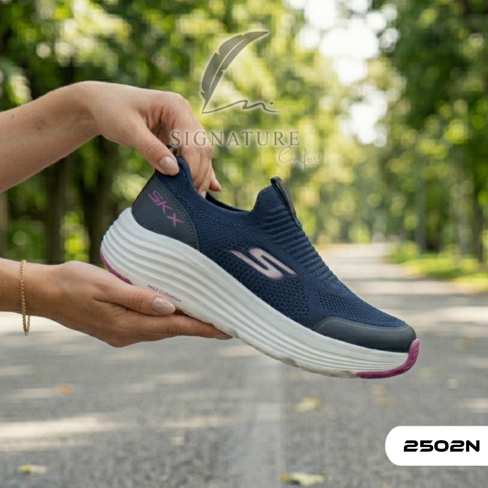 Basket femme 2502N bleu