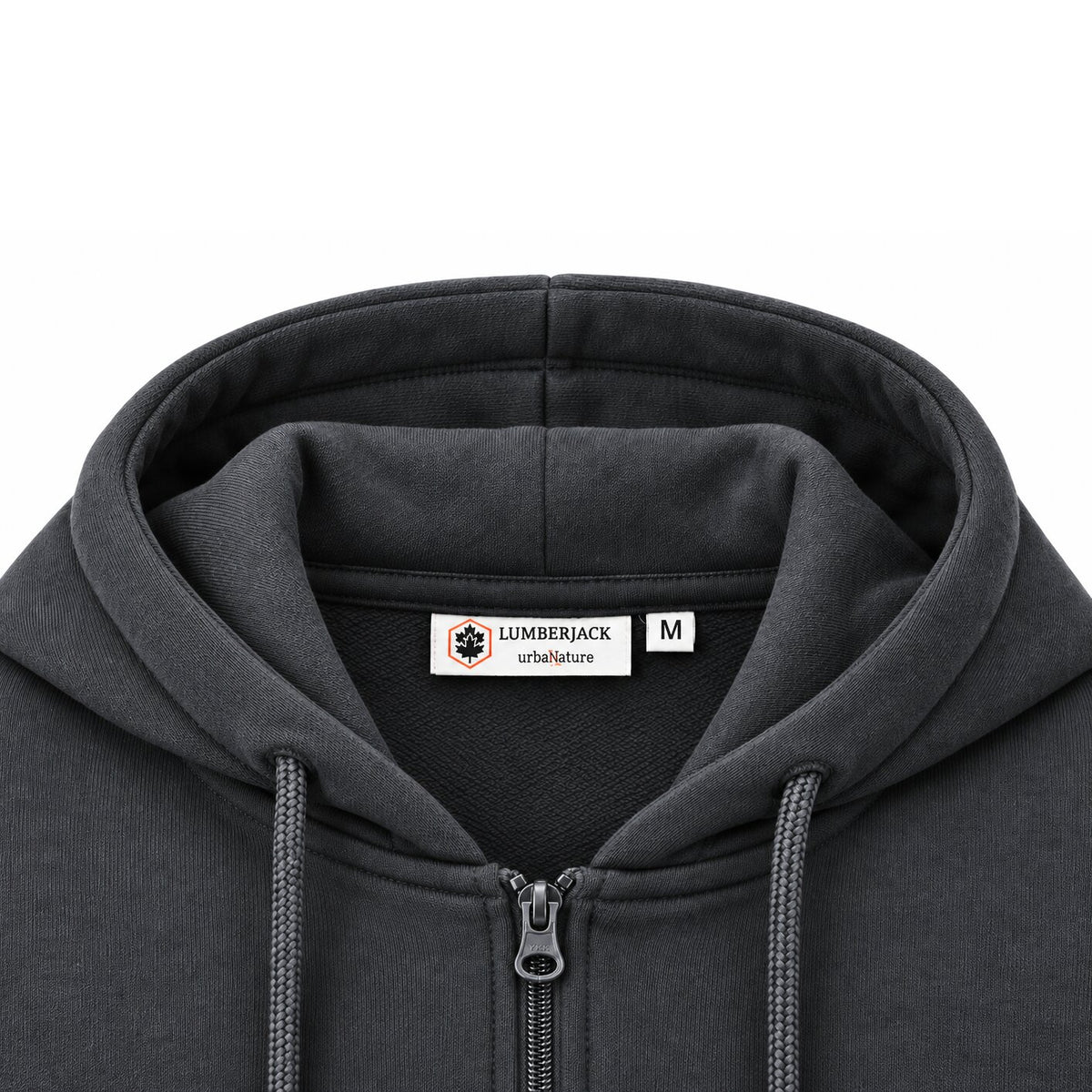 LUMBERJACK ZIP HOODIE - LBJ-00201-GRY - Image 4