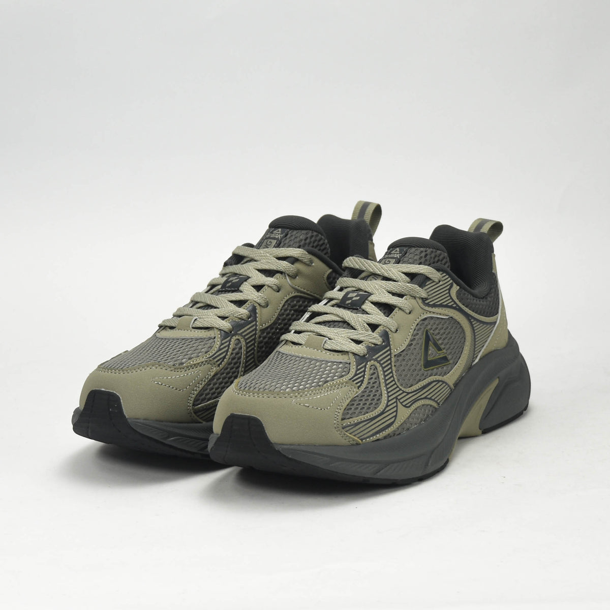 PEAK TRAINING RUNNING SHOES-ASPHALT GREEN/MAGNETIC GREY - EXT54437H-N59D - Image 5