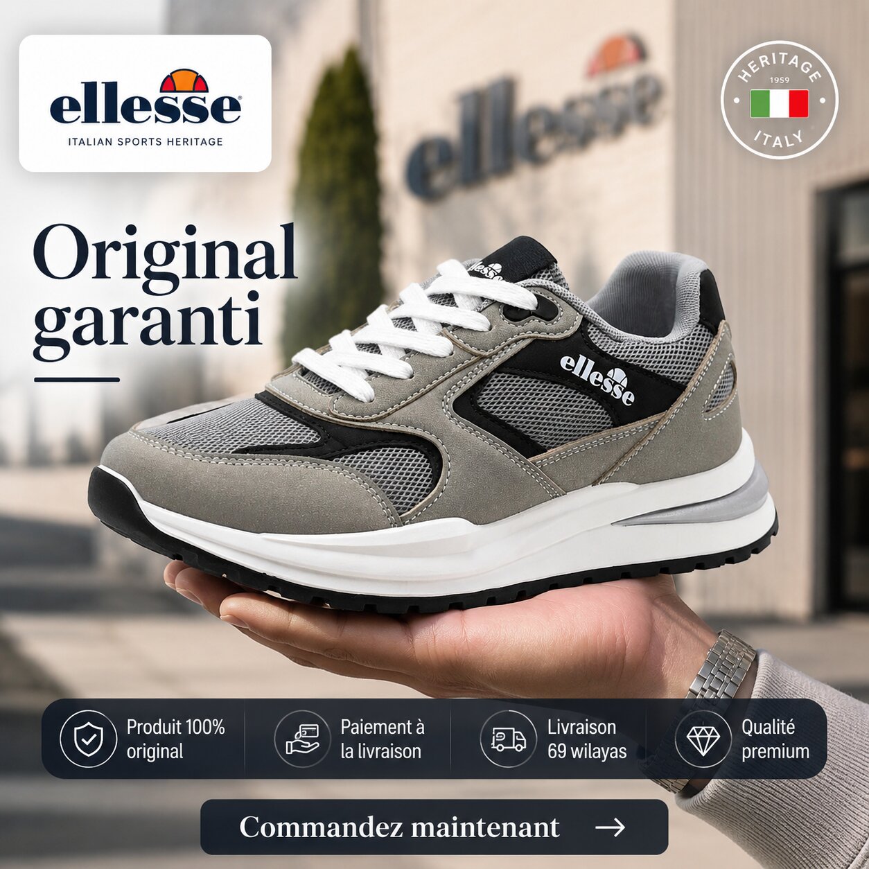 Ellesse Men Sneakers - IRMA002-013 - Image 10