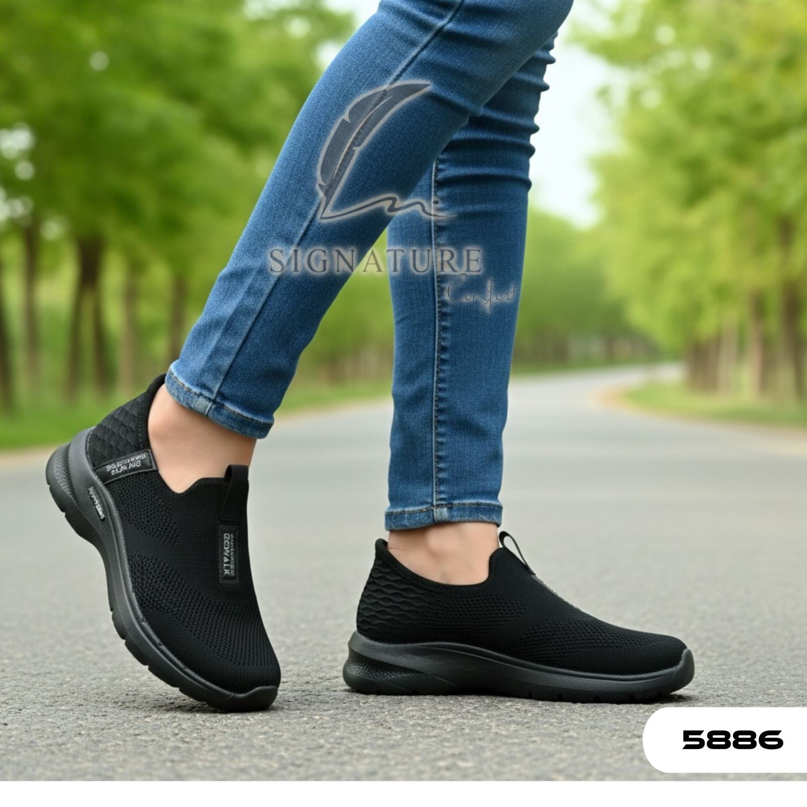 Basket Femme 5886 noir