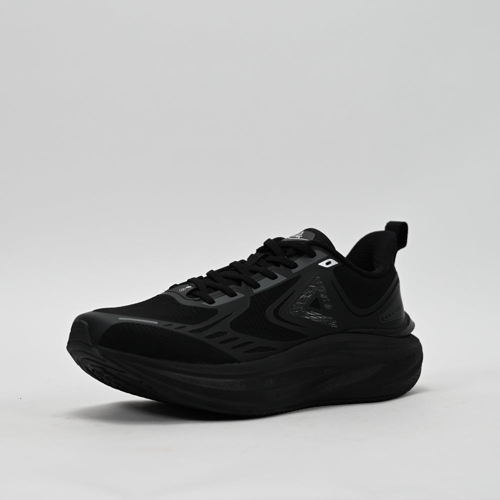 PEAK Taichi Cushion Running Shoes, All Black - ET261097H-Y291 - Image 7