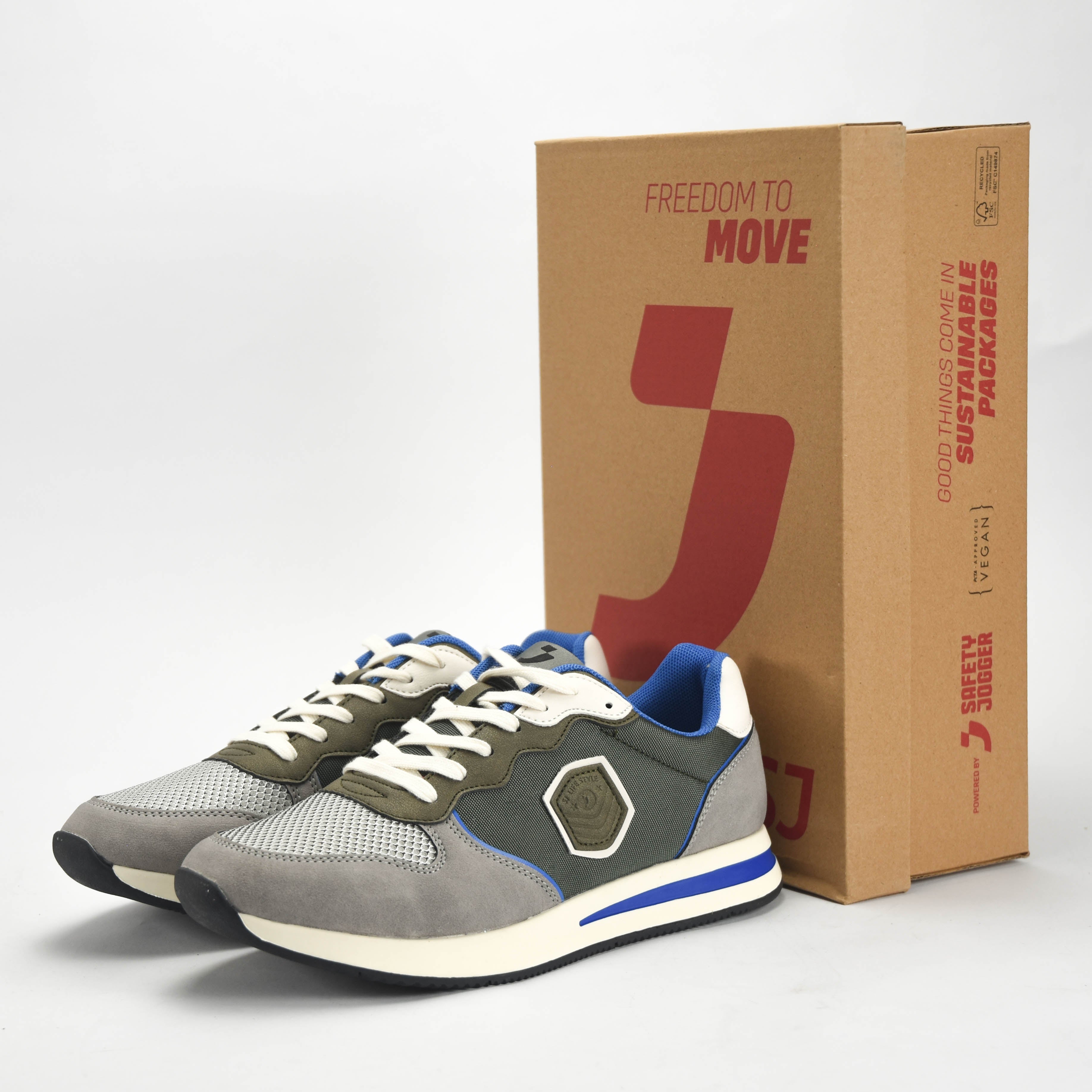 SAFETY JOGGER SHOES - 611976-LGR-DGR - Image 4