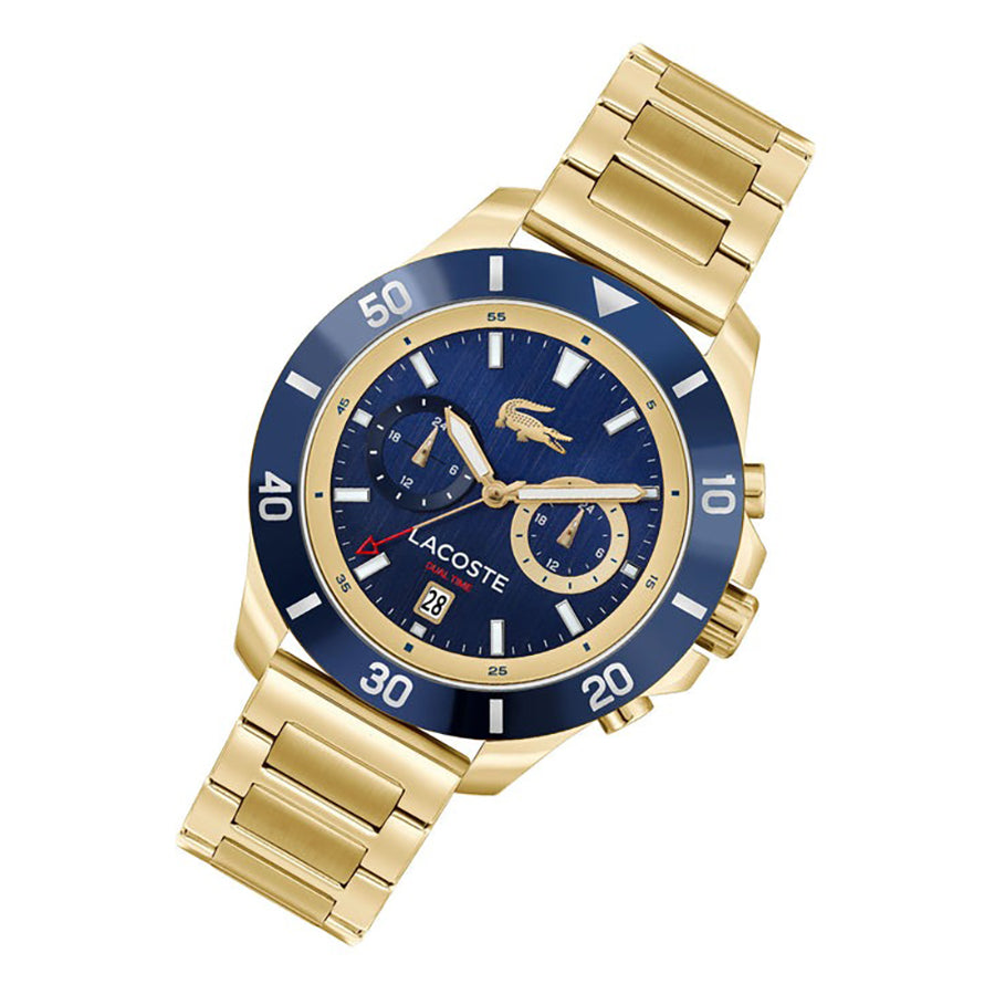 MONTRE Lacoste Gold Steel Navy Dial Multi-function Men\'s Watch - 2011343 - Image 3