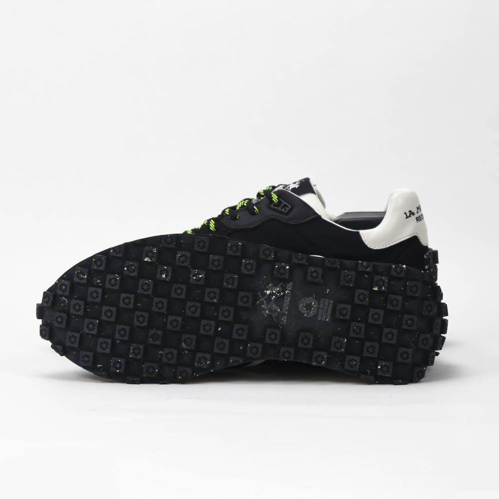 LA MARTINA SCARPA UOMO SUEDE ECO TEX NYLON ECO NERO - LFM231-030-4330 - Image 11