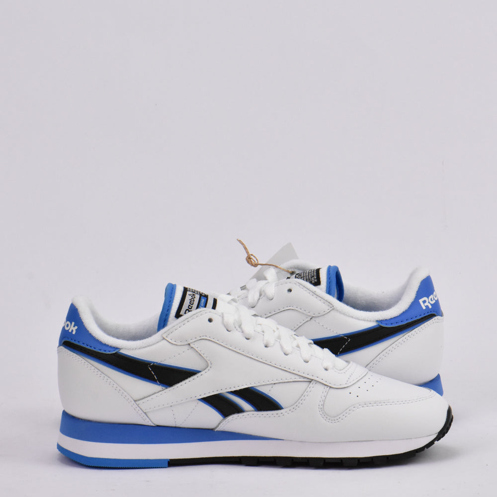 REEBOK CLASSIC LEATHER WHITE/BLUE/BLACK - 100201078 - Image 10