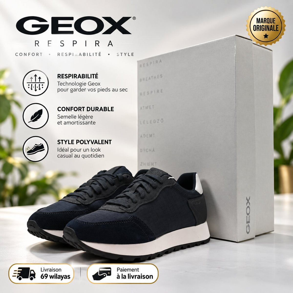GEOX - FOOTWEAR - U45GAB011EK-C4002 - Image 1