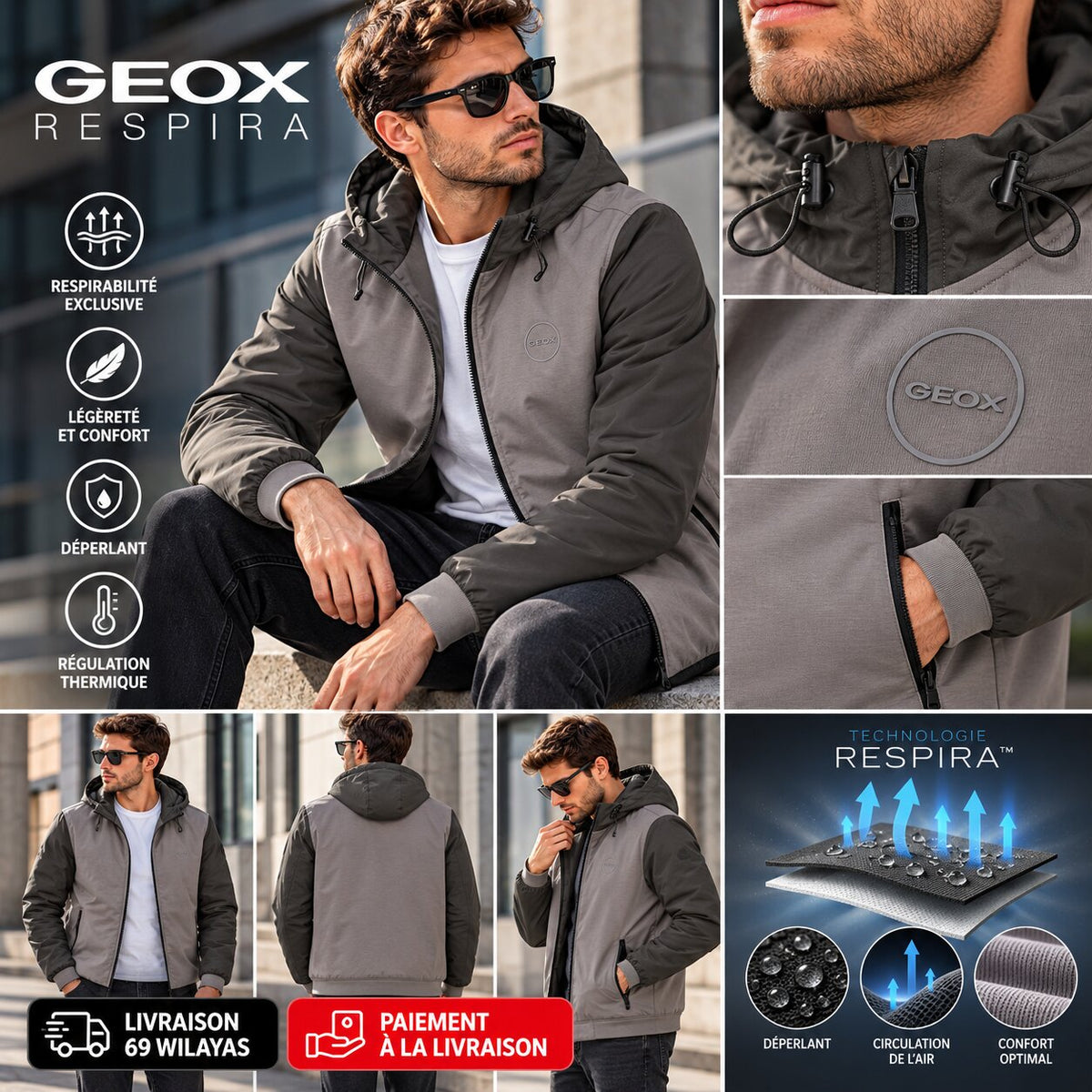 GEOX – Veste Homme - M4575DT3103-F9128 - Image 1