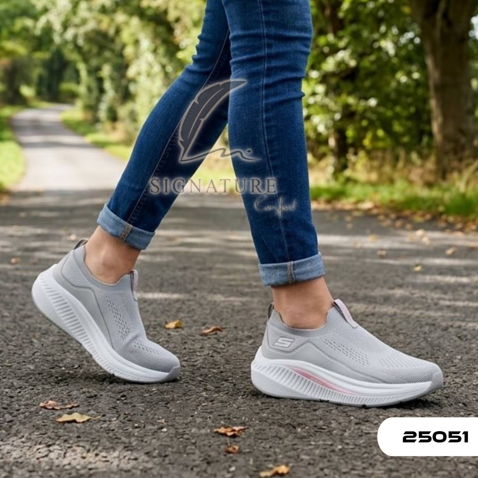 Basket femme 25051 gris