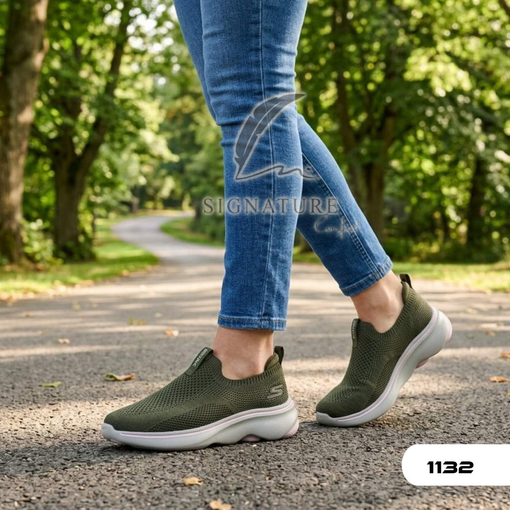 Basket femme 1132 vert