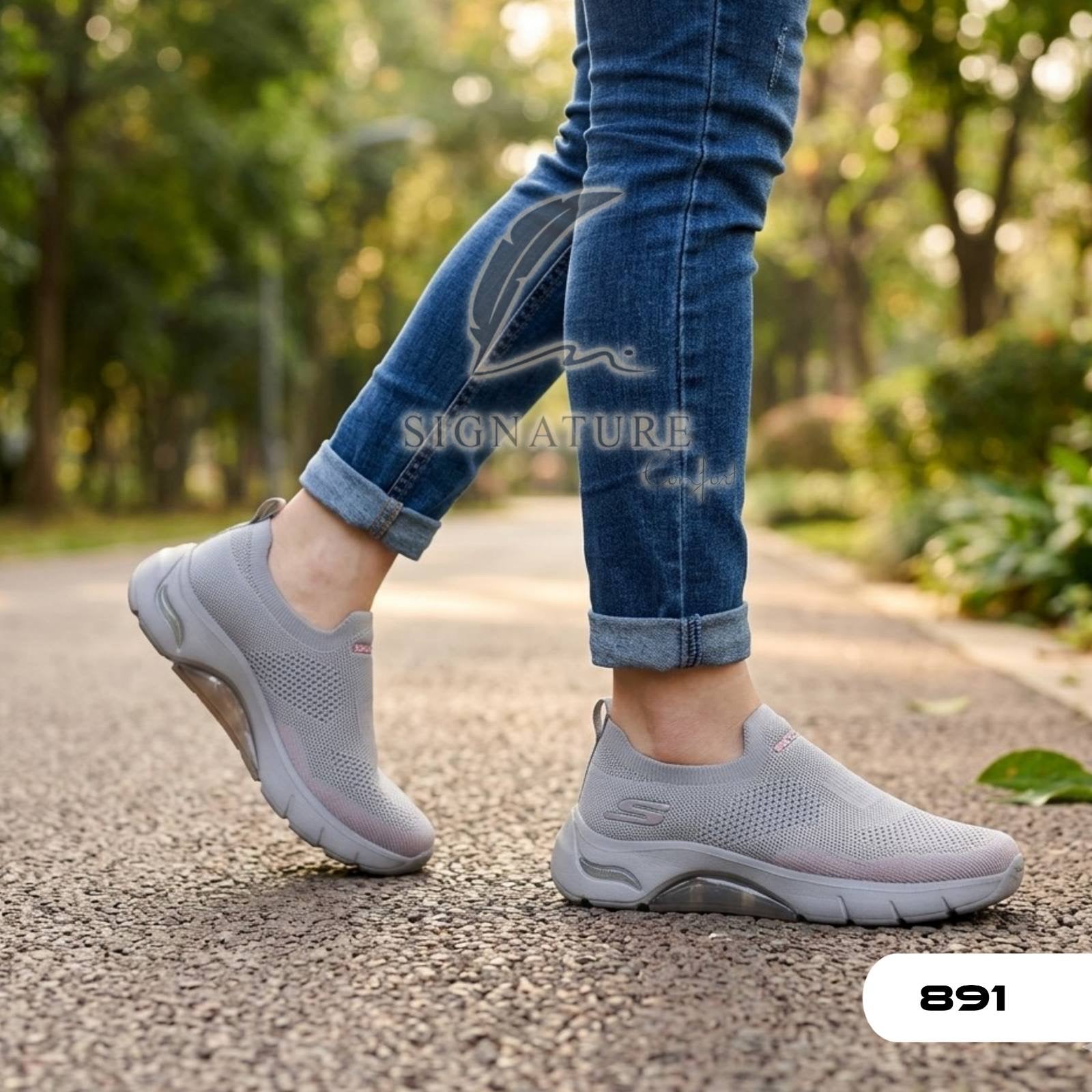 Basket femme 891 gris