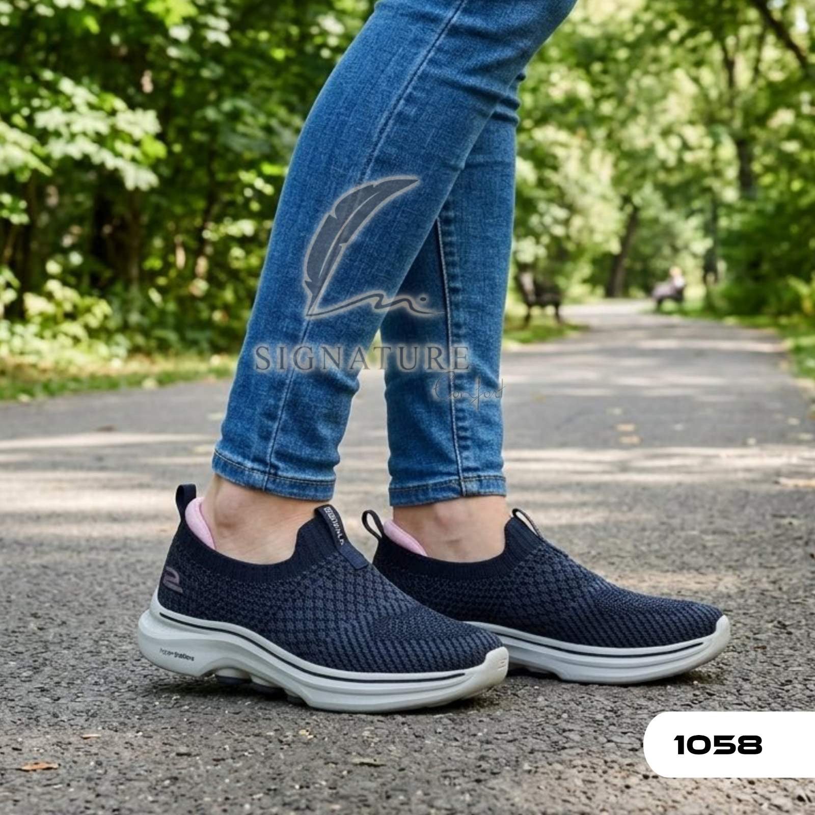 Basket femme 1058 bleu