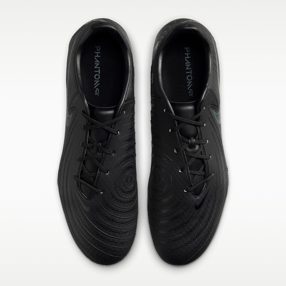 Nike Phantom GX 2 Academy Firm Ground Cleats Black/Deep Jungle.  FD6723-002