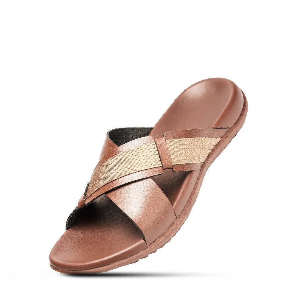 PUCA ROYAL SLIDER 02 BROWN. 11241