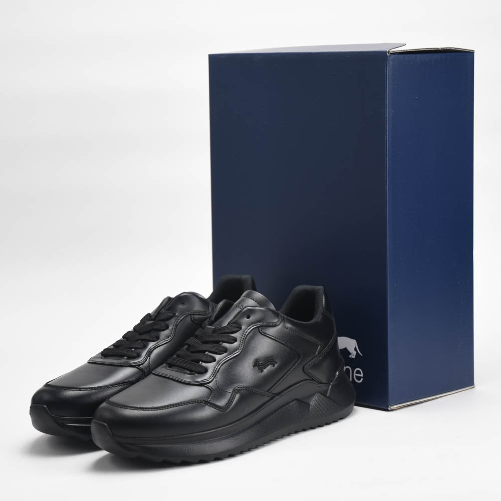 Harmont And Blaine Sneakers Leather Black. EFM252.070.1B0.11