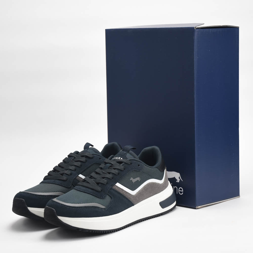 Harmont And Blaine Suede And Fabric Sneakers. EFM252.050.A60.A6
