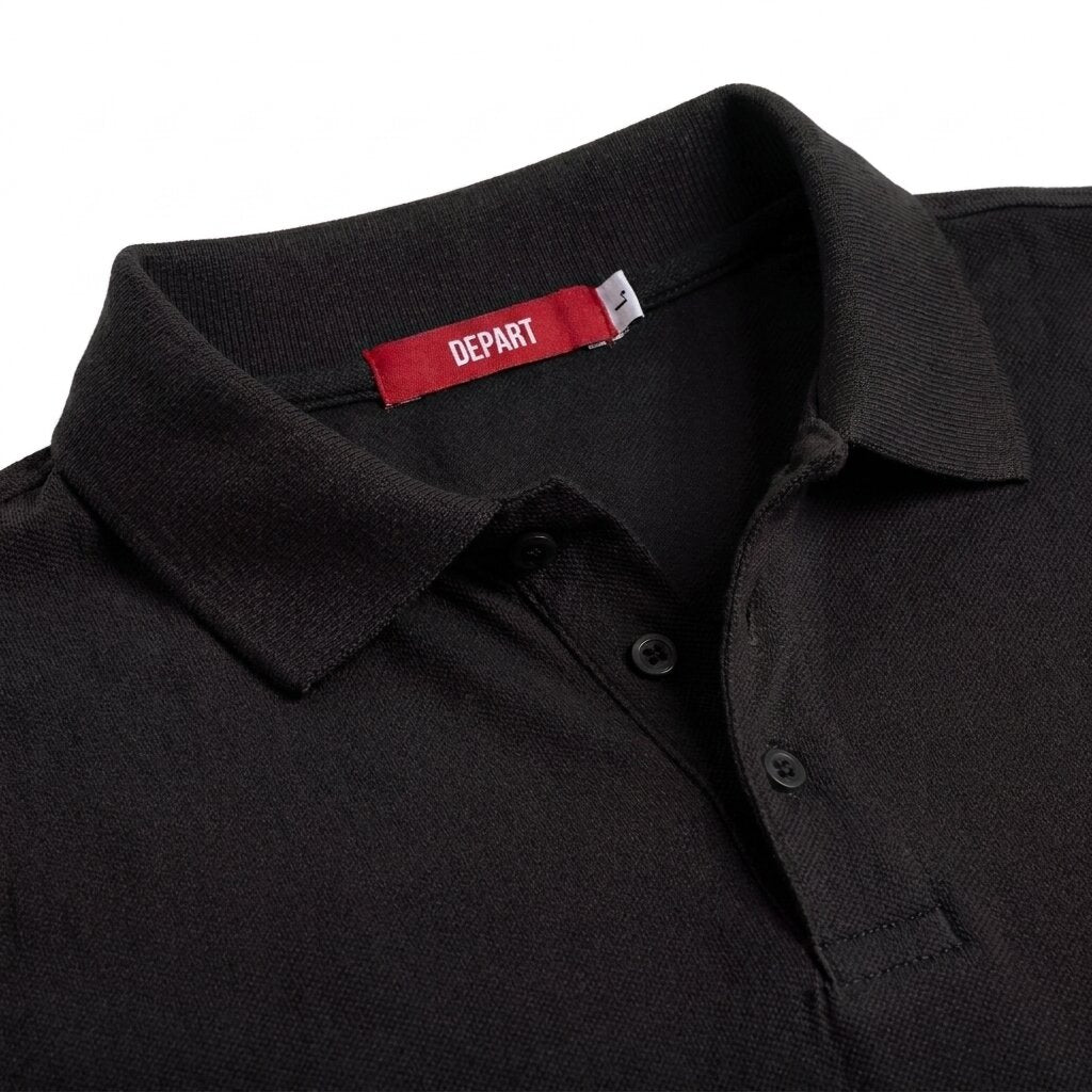 DEPART POLO. G23-001629-BLACK