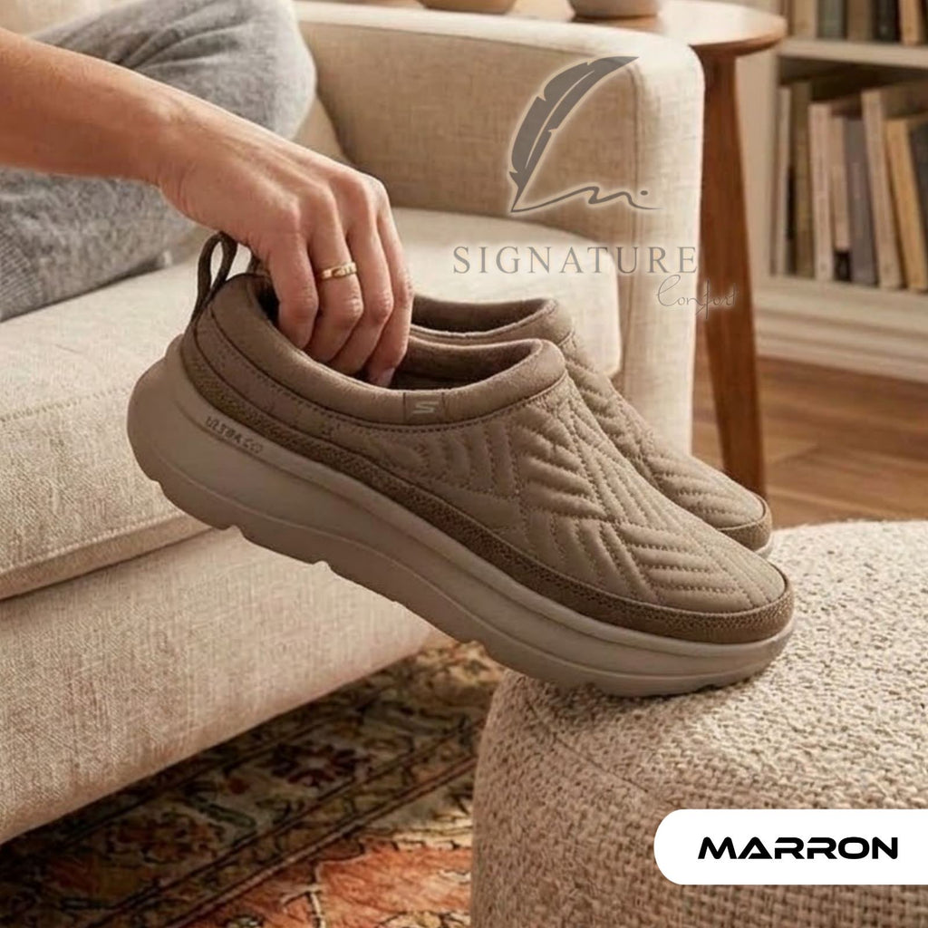 Pantoufle Skechers original💯 marron