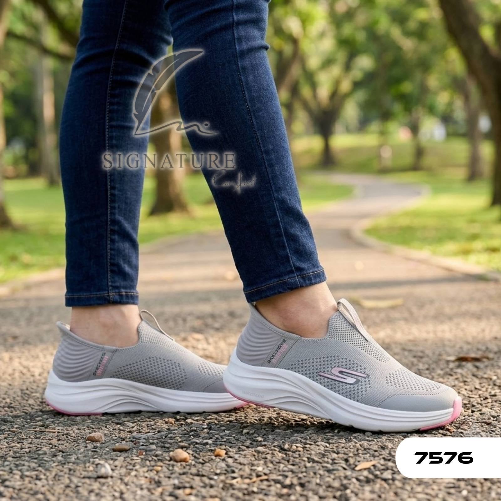 Basket femme 7675 gris
