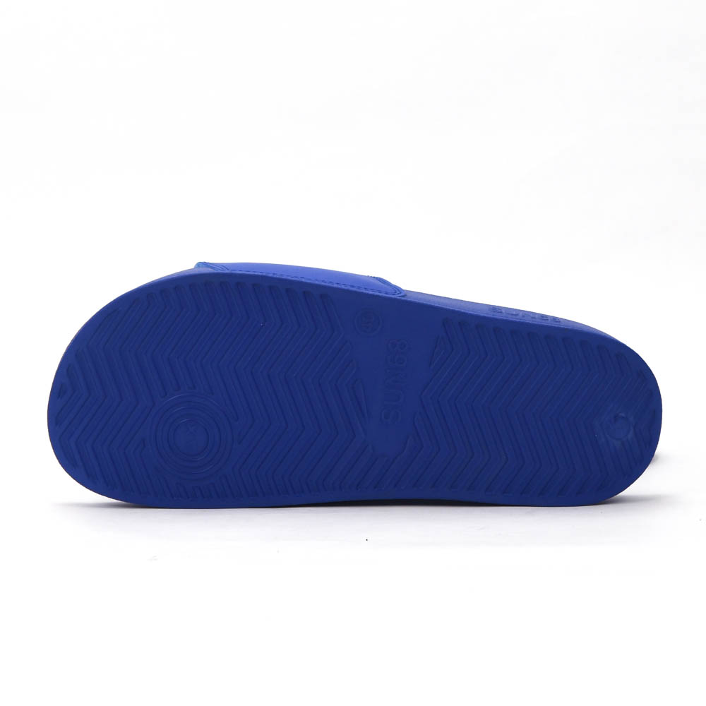 SUN68 Logo Blue Slippers X36110-58