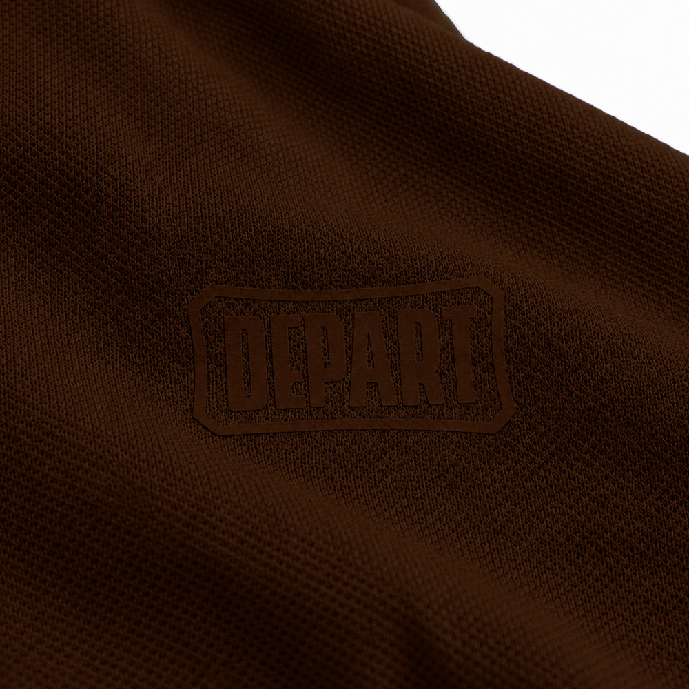 DEPART POLO G23-003391-BROWN15