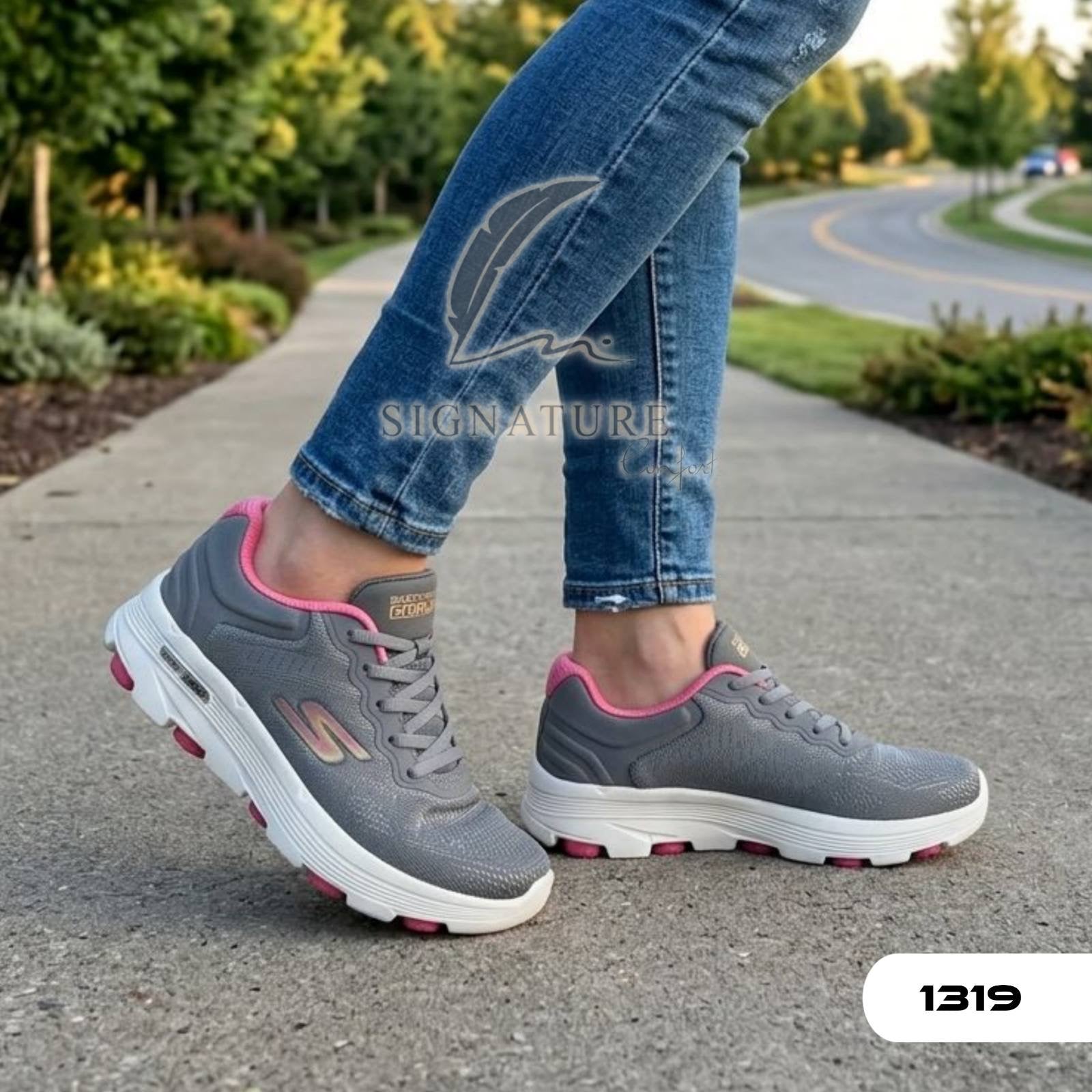Basket Femme 1319 gris foncé