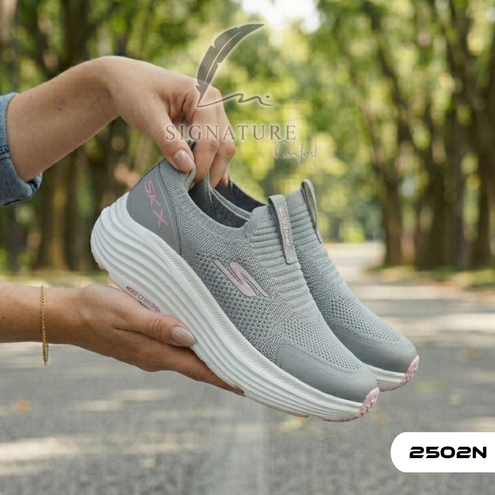 Basket femme 2502N gris