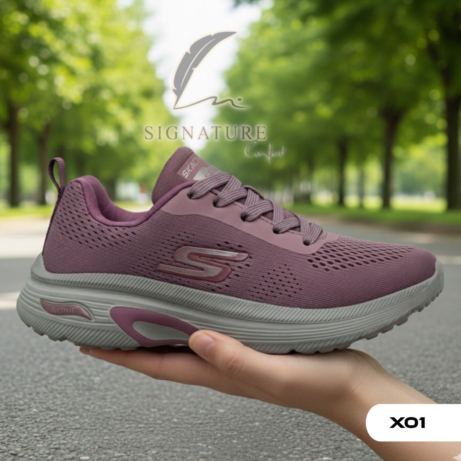 Basket Femme X01 rose