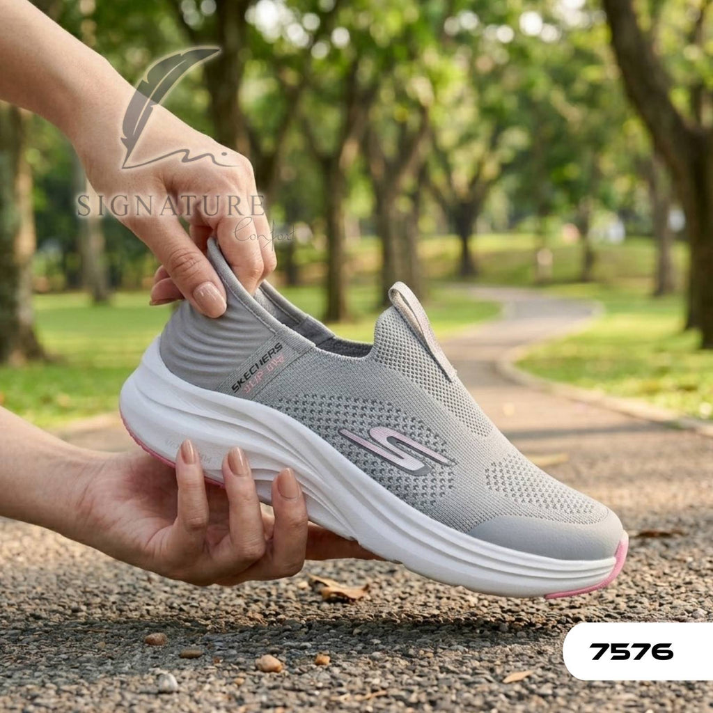 Basket femme 7675 gris