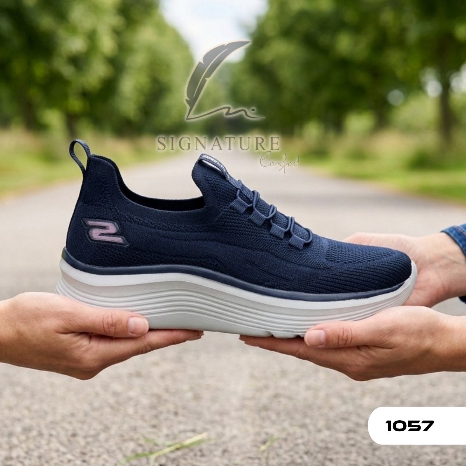 Basket femme 1057 bleu