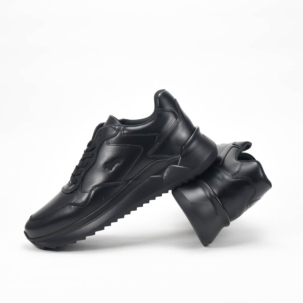 Harmont And Blaine Sneakers Leather Black. EFM252.070.1B0.11